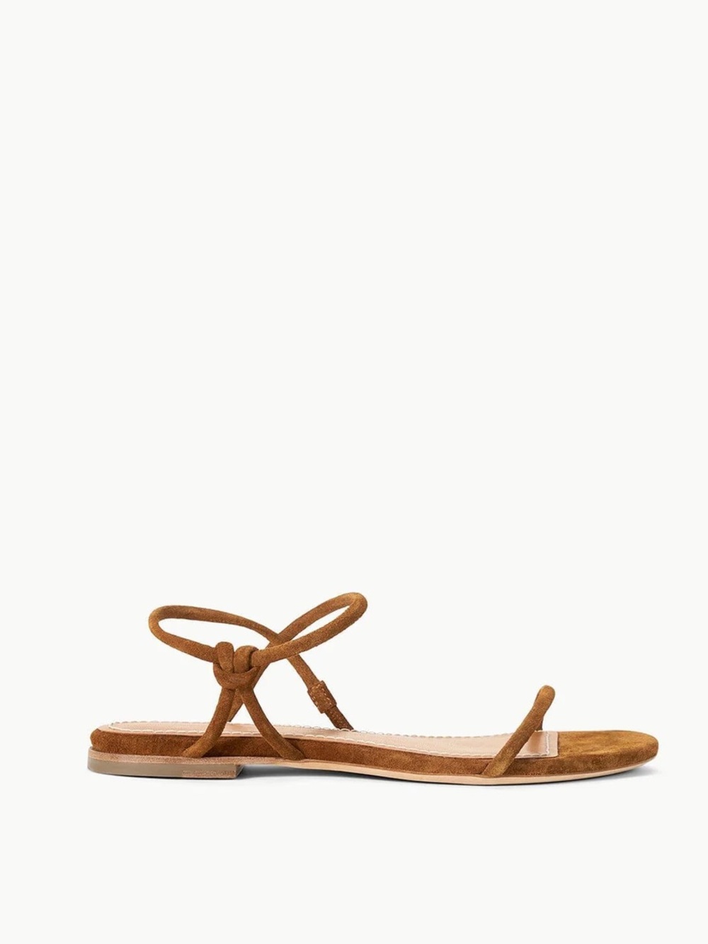 STAUD Laurel Suede Sandal in Tan Suede 39 - Picture 5 of 12